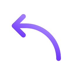Curved arrow pointing to video
